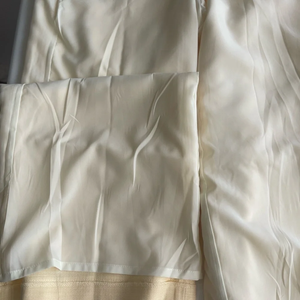Elegant Cream Women's Pants